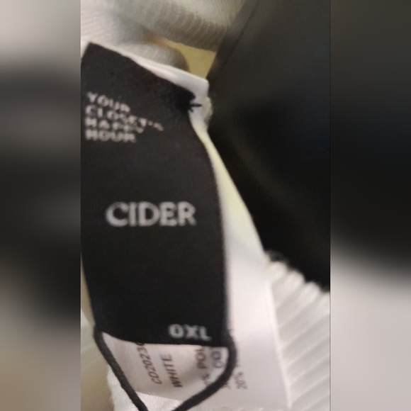 White Ribbed Pants - Picture 3 of 4